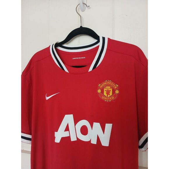 Nike Manchester United 2011 2012 Home Football Shirt Jersey Mens XXL Red * - Picture 1 of 11